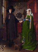 Jan Van Eyck, Giovanni Arnolfini and His wife Giovanna Cenami (mk08)